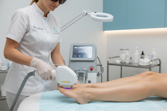 depilacion trilaser pie